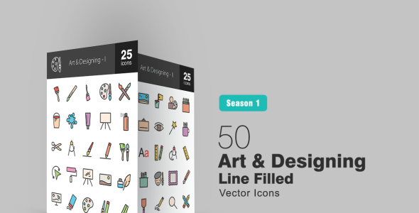 Набор иконок на тему графика