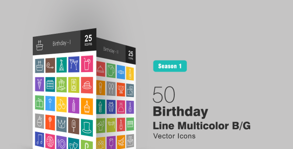 Набор иконок на тему графика