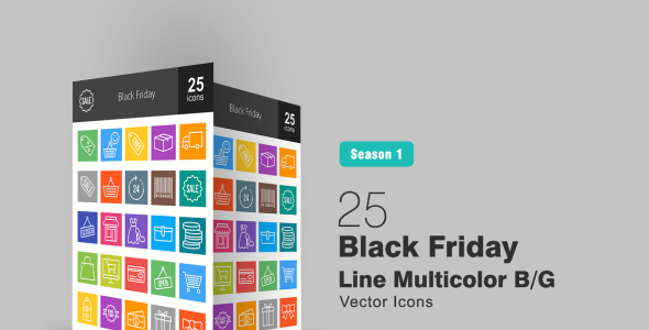 Набор иконок на тему графика