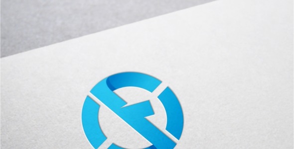 Шаблон логотипа на тему графика