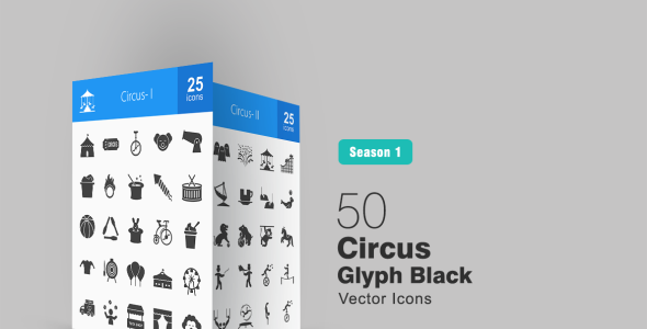 Набор иконок на тему графика