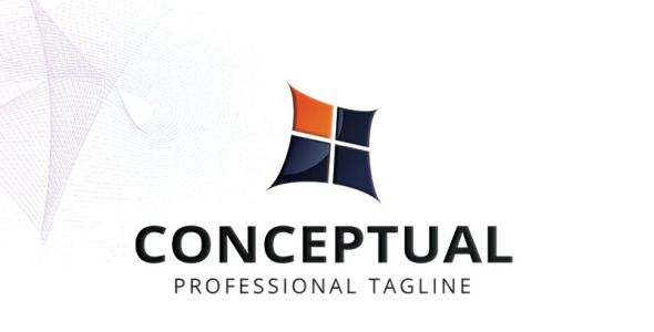 Шаблон логотипа на тему графика