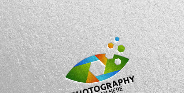 Шаблон логотипа на тему графика