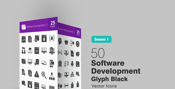 Набор иконок на тему графика