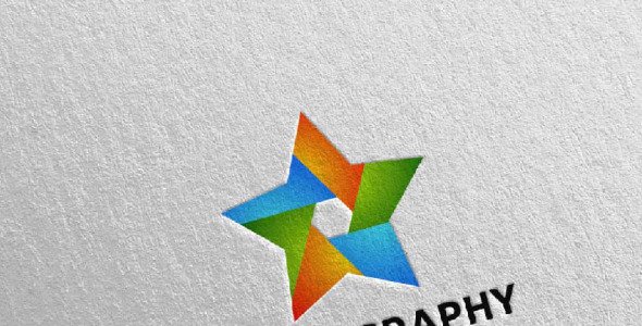 Шаблон логотипа на тему графика