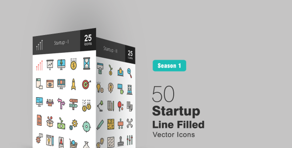 Набор иконок на тему графика