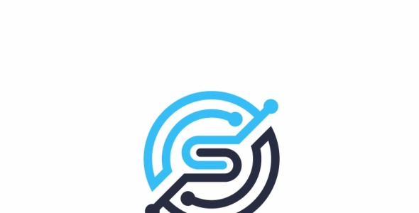 Шаблон логотипа на тему графика