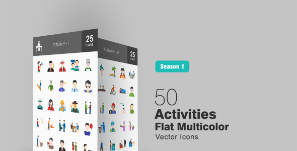 Набор иконок на тему графика