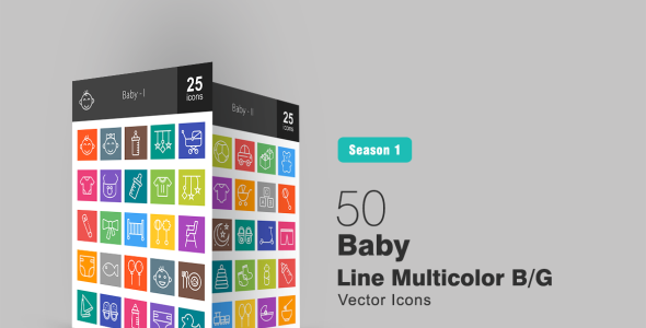 Набор иконок на тему графика