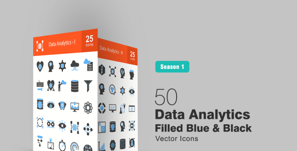 Набор иконок на тему графика