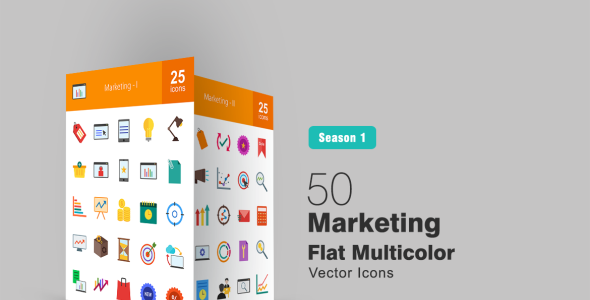 Набор иконок на тему графика