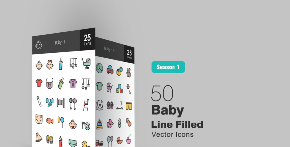 Набор иконок на тему графика