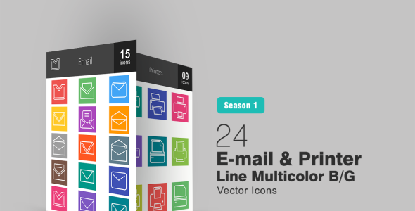 Набор иконок на тему графика