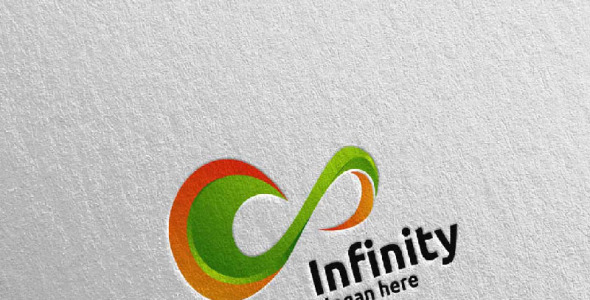 Шаблон логотипа на тему графика