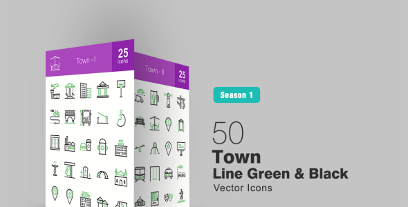 Набор иконок на тему графика