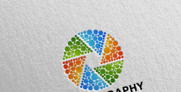 Шаблон логотипа на тему графика