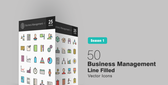 Набор иконок на тему графика