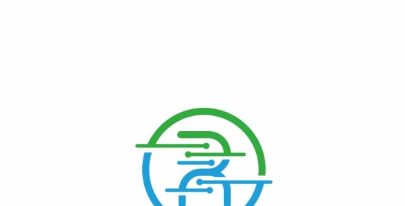 Шаблон логотипа на тему графика