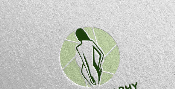 Шаблон логотипа на тему графика