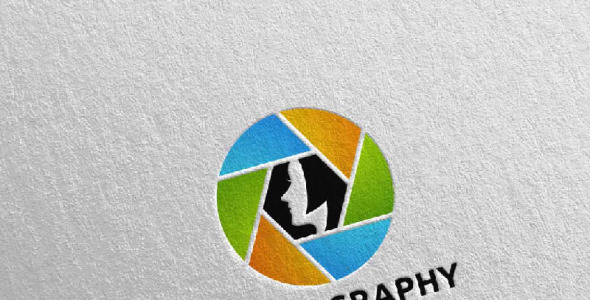 Шаблон логотипа на тему графика