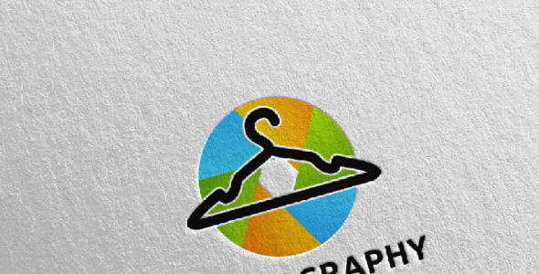 Шаблон логотипа на тему графика