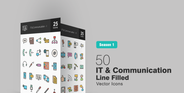 Набор иконок на тему графика