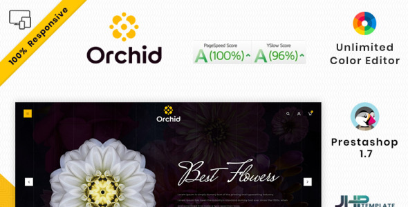Orchid Flower PrestaShop Theme