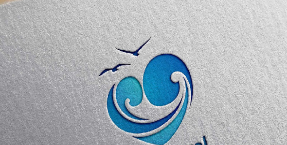 Шаблон логотипа на тему графика