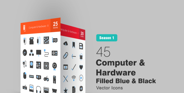 Набор иконок на тему графика