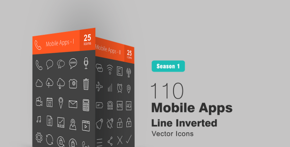 Набор иконок на тему графика