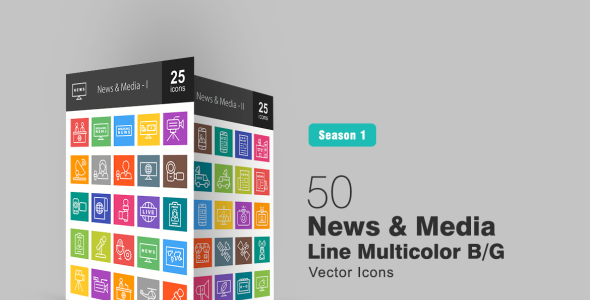 Набор иконок на тему графика