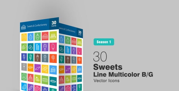 Набор иконок на тему графика