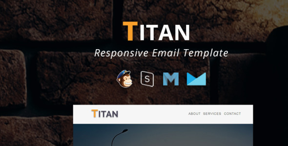 корпоративный отзывчивый шаблон электронной рассылки