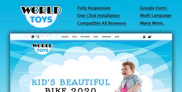 Toy Store OpenCart Template