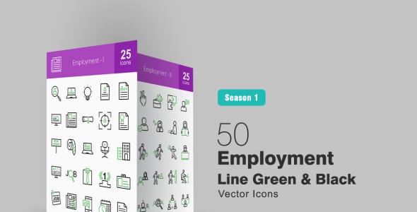 Набор иконок на тему графика