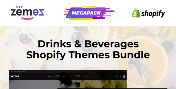 темы вина и напитков bundle shopify theme