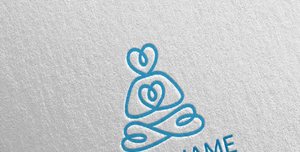 Шаблон логотипа на тему графика