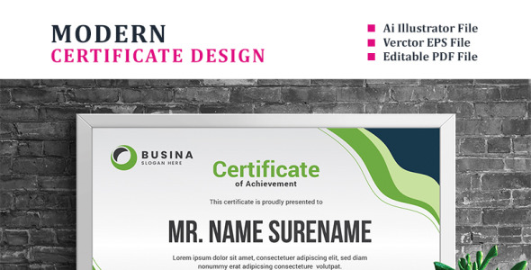 Шаблон сертификата на тему графика