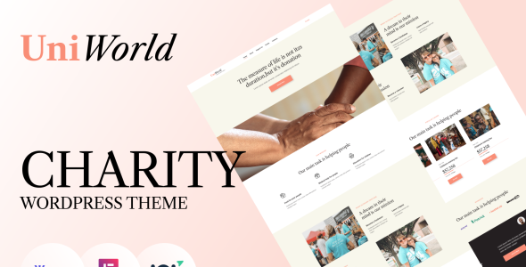 пожертвования благотворительная тема wordpress