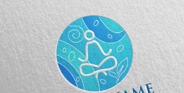 Шаблон логотипа на тему графика