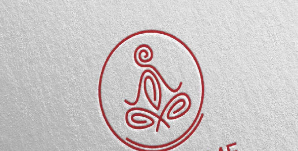 Шаблон логотипа на тему графика