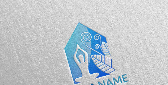 Шаблон логотипа на тему графика