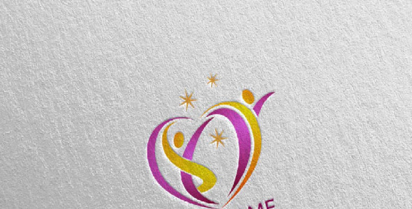 Шаблон логотипа на тему графика