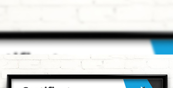 Шаблон сертификата на тему графика