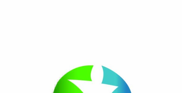 Шаблон логотипа на тему графика