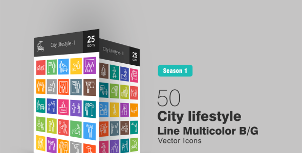 Набор иконок на тему графика