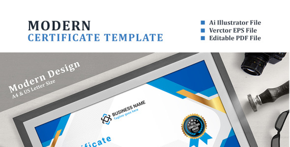 Шаблон сертификата на тему графика