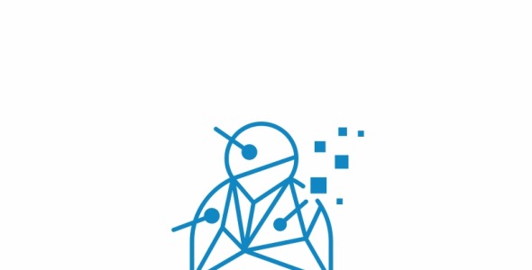 Шаблон логотипа на тему графика