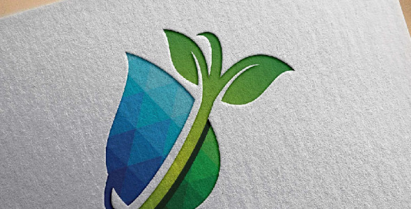 Шаблон логотипа на тему графика