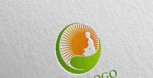 Шаблон логотипа на тему графика